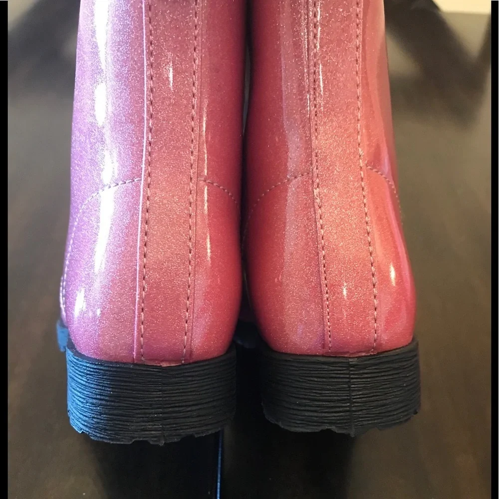 NEW Ositos Little Girls Glitter Combat Boots